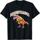 Donut Dino T-Rex Baking Dinosaur Funny Doughnut T-Shirt - T-Shirt | Black