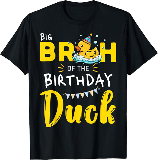 Big Bruh of The Birthday Duck T-Shirt - T-Shirt | Black