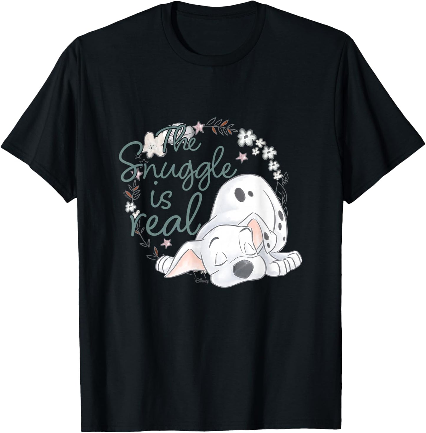 101 Dalmatians - The Snuggle Is Real T-Shirt - T-Shirt | Black