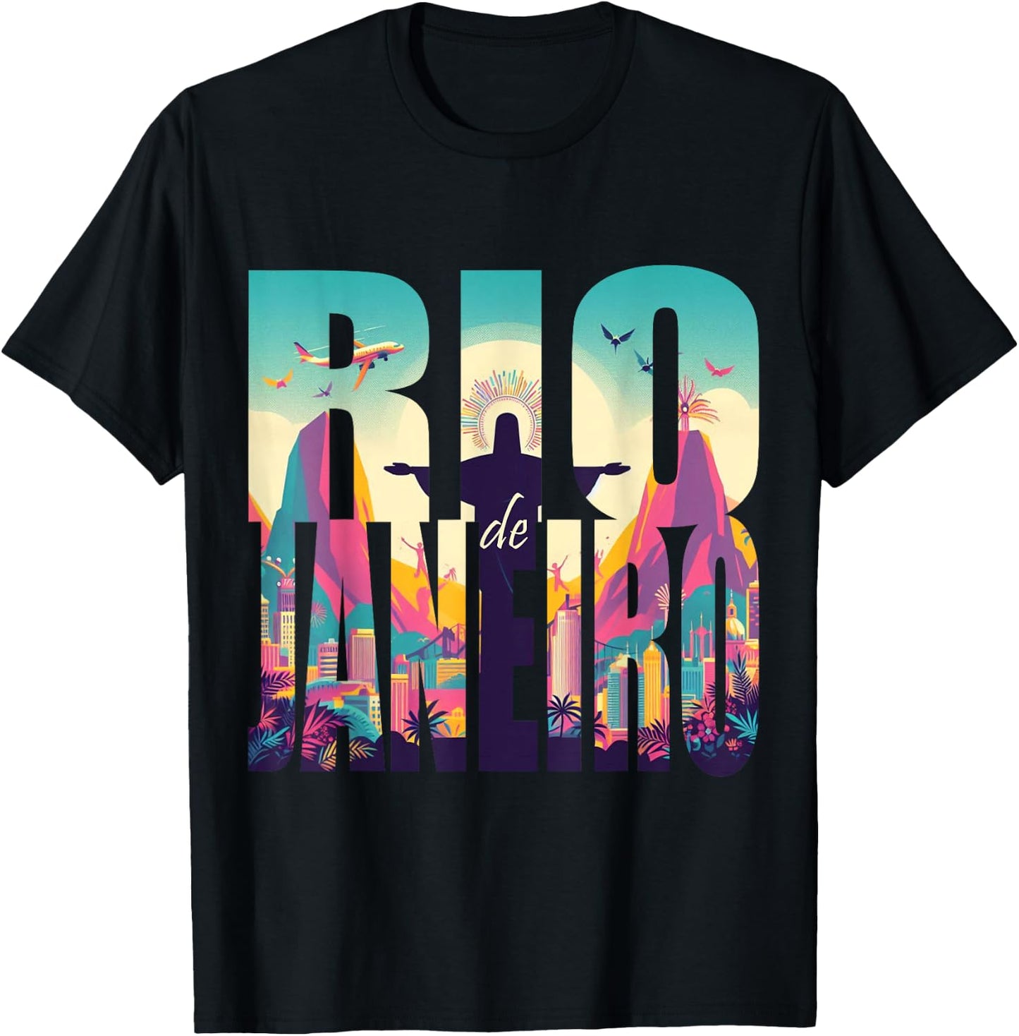Carnival of Rio , black T-Shirt - T-Shirt | Black