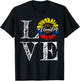 Sunflower Ecuador Love Ecuadorian Flag T-Shirt - T-Shirt | Black
