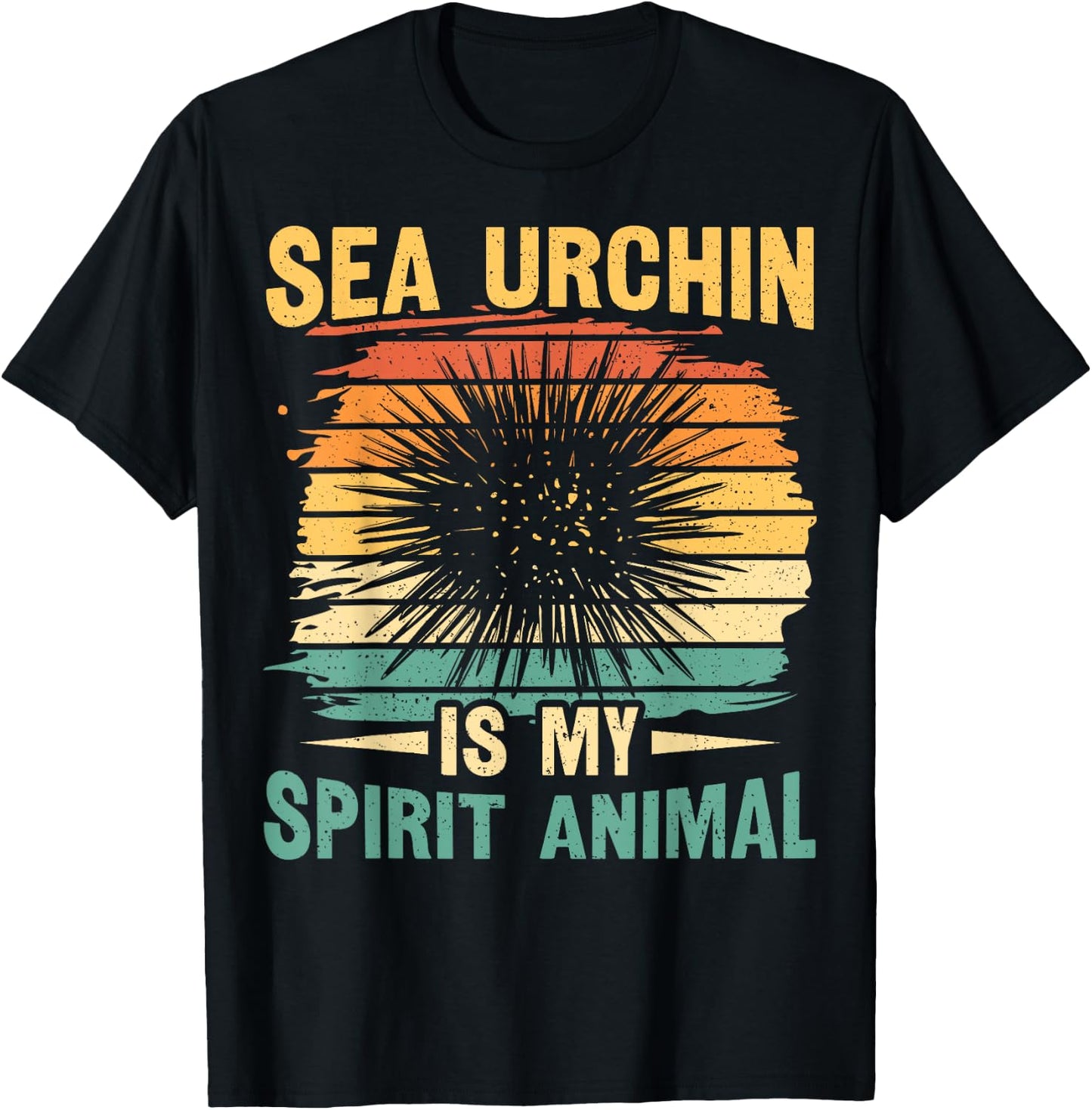 Sea urchin is my spirit animal Quote for a Sea Urchin expert T-Shirt - T-Shirt | Black