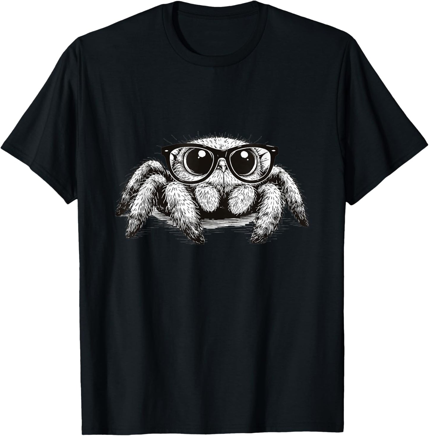 Jumping Spider Accessories Cute T-Shirt - T-Shirt | Black