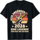 Kinder KITA Abgänger 2026 | Eine Legende verlässt das Gelände T-Shirt - T-Shirt | Black