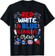 Red White and Blue Cousin Crew 2025 4th July Matching Family T-Shirt - T-Shirt | Black