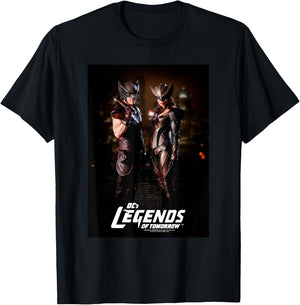 Legends of Tomorrow Hawkman & Hawkgirl T-Shirt - T-Shirt | Black