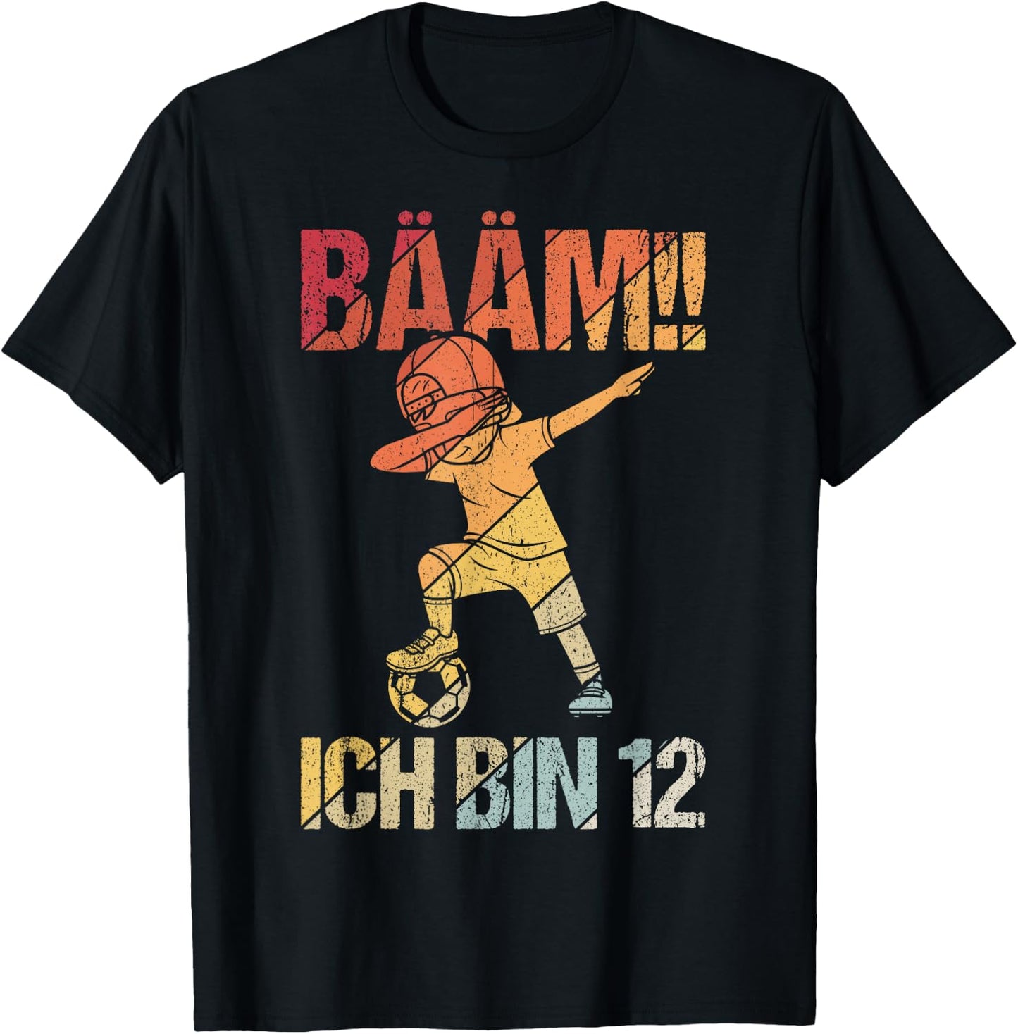 BÄÄM Ich bin 12 Dabbing Geburtstagsshirt 12 Jahre Jungs T-Shirt - T-Shirt | Black
