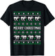 Ugly Sweater English Bulldog Dog Christmas Dog Lover Xmas Men Women Kids T-Shirt - T-Shirt | Black