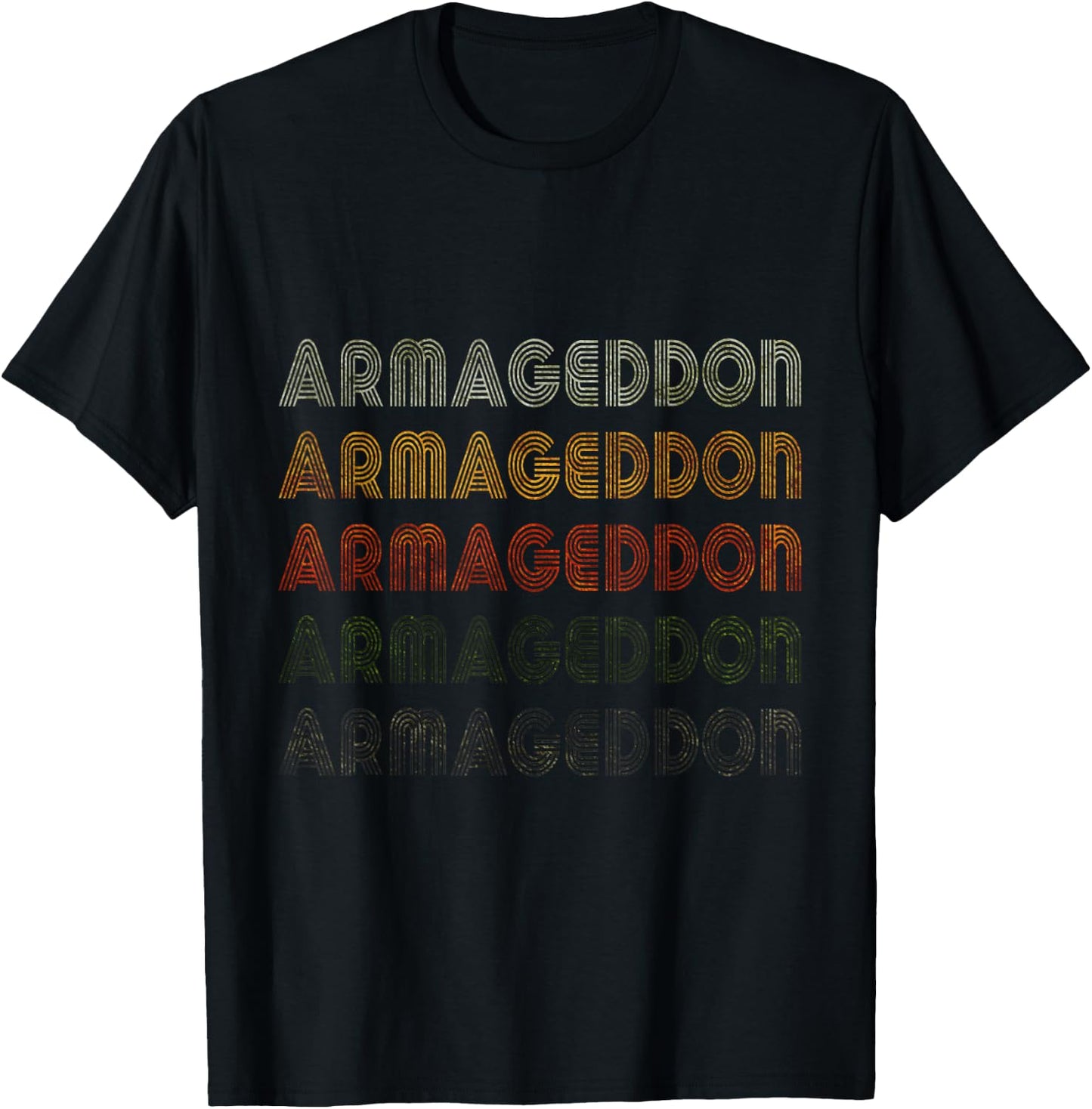 Love Heart Armageddon Grunge Vintage Black Armageddon T-Shirt - T-Shirt | Black