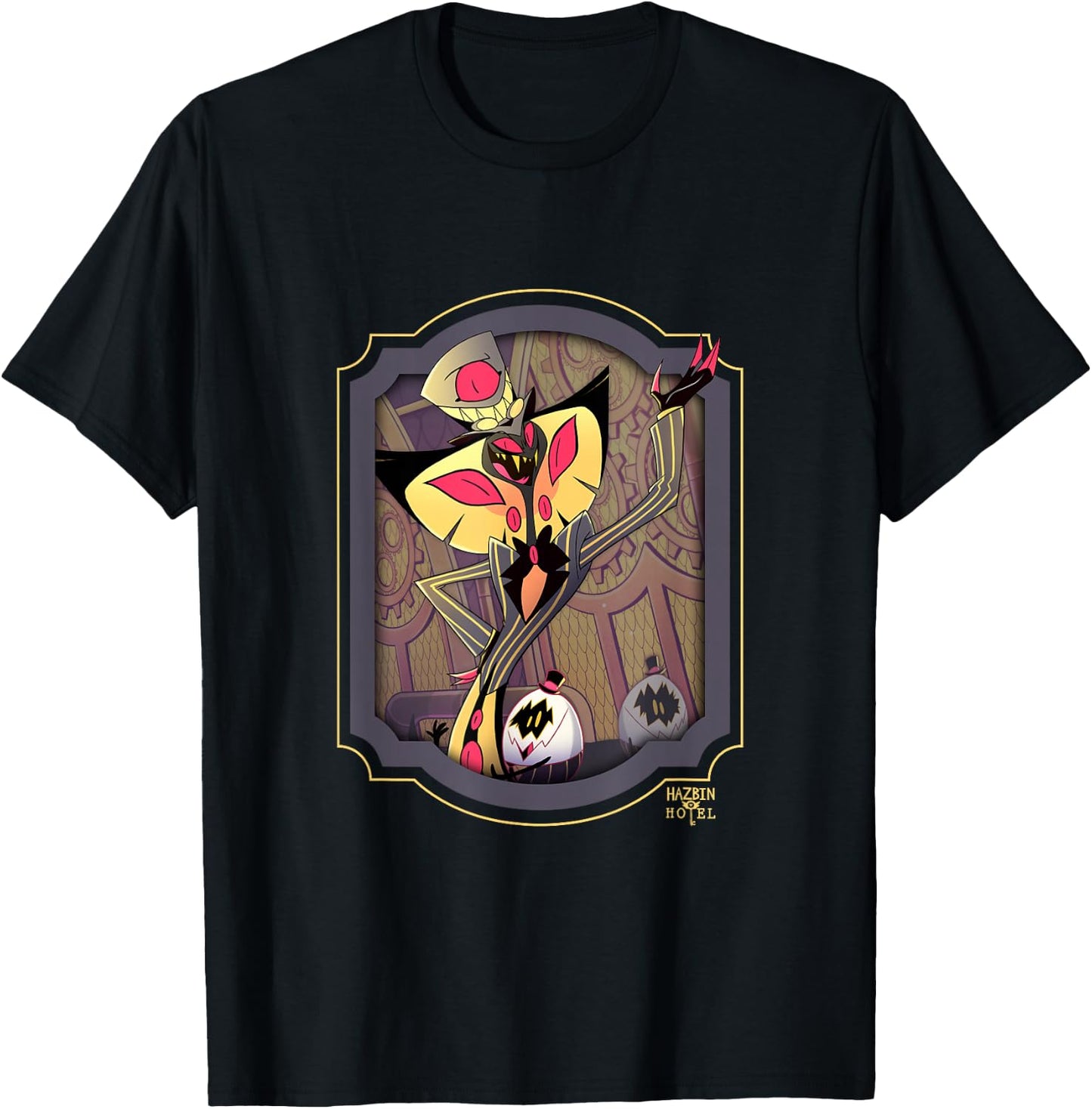 Hazbin Hotel - Sir Pentious , black T-Shirt - T-Shirt | Black