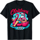Funny Christmas In July Shirt Summer Vacation Gifts Santa T-Shirt - T-Shirt | Black