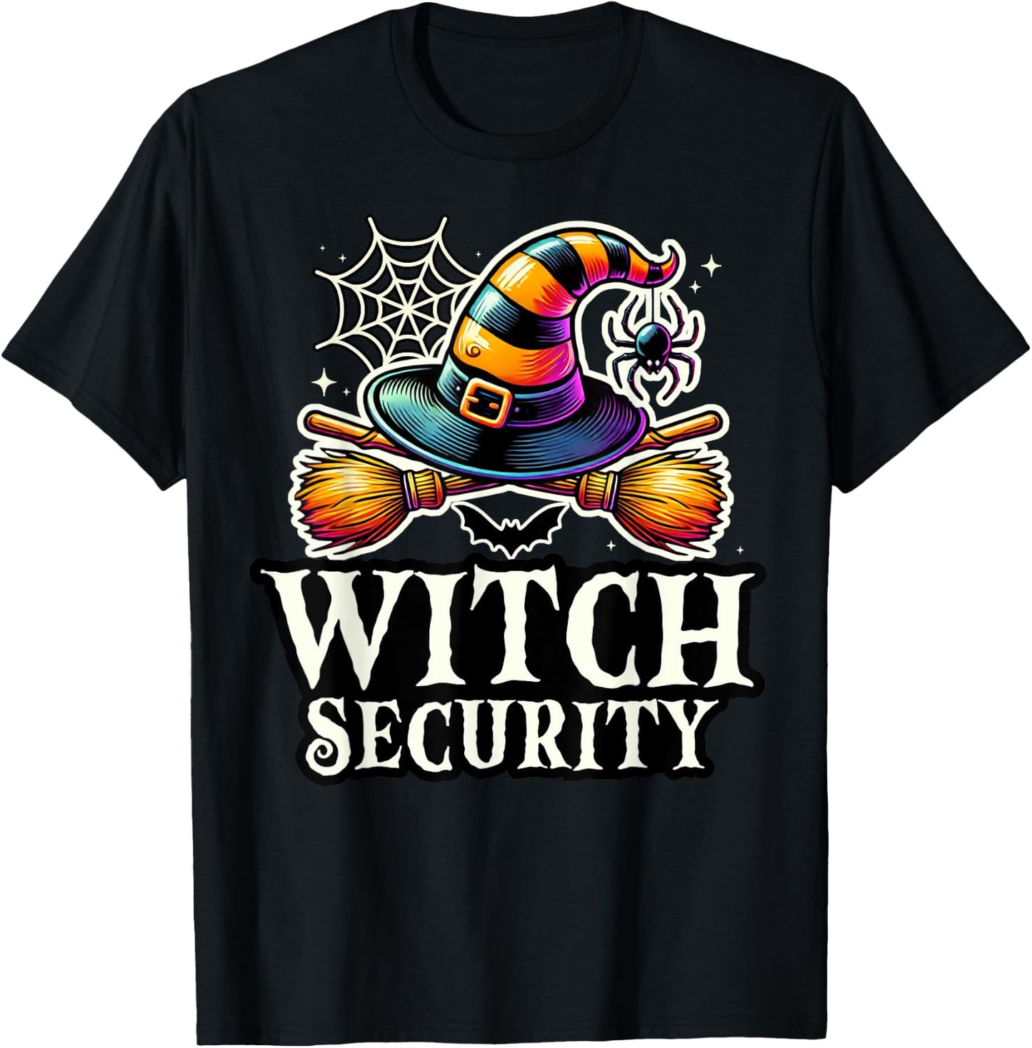 Witch Security Easy Husband Boyfriend of Fun Witches Costume T-Shirt - T-Shirt | Black