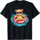 Chill Teddy Bear Pool Float Sunglasses T-Shirt - T-Shirt | Black