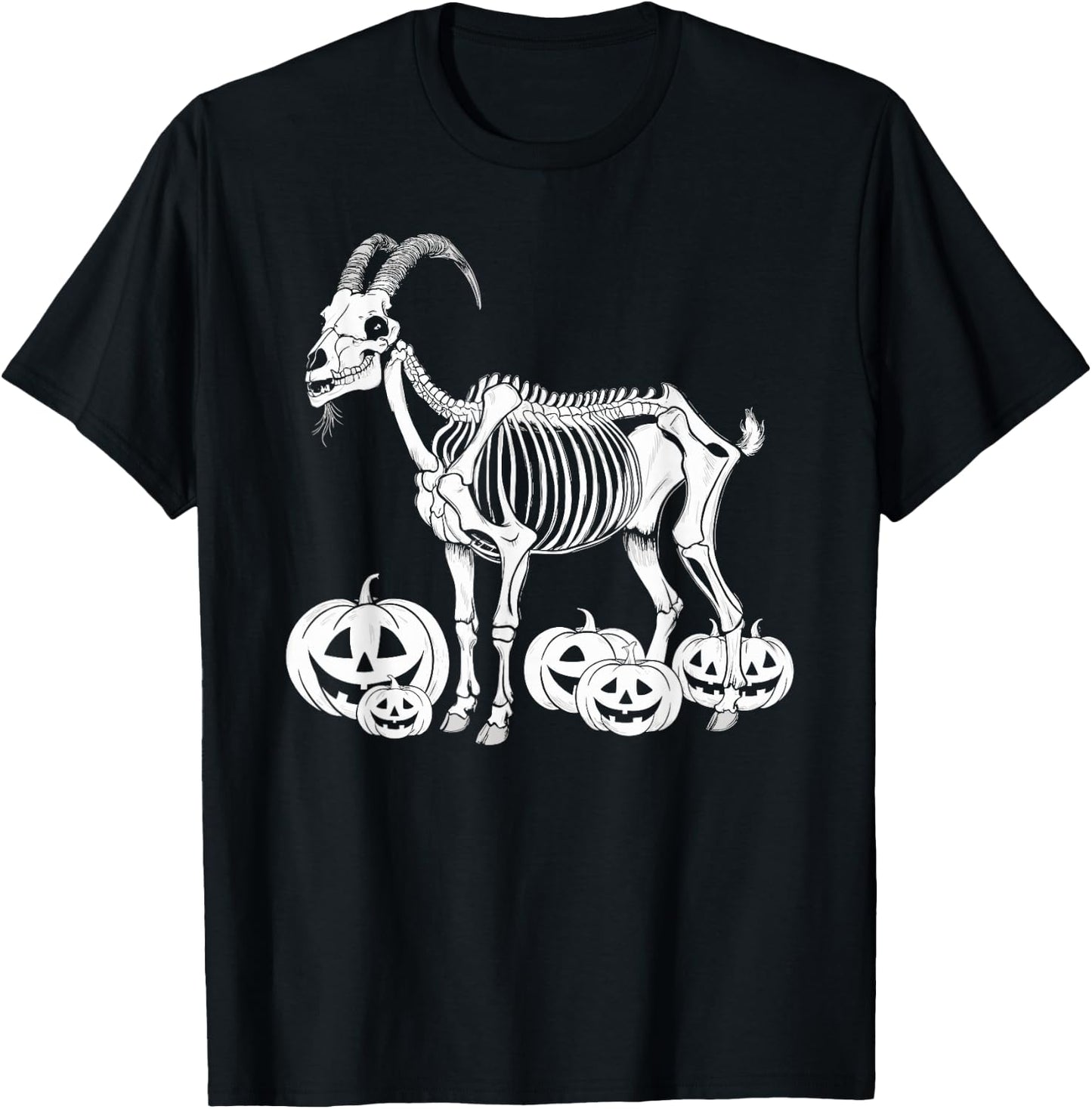 Goat Skeleton Birthday Halloween Kids T-Shirt - T-Shirt | Black