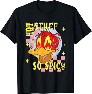 Disney Hot Ones Donald Duck Hot Stuff So Spicy Melting Face T-Shirt - T-Shirt | Black