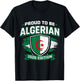 Proud to Be Algerian 2026 Edition Football Fan T-Shirt - T-Shirt | Black
