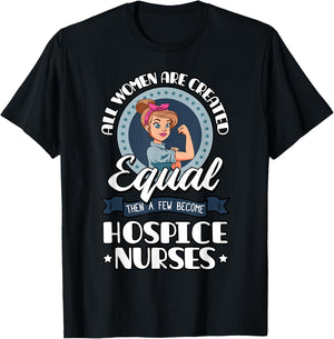 Hospice Nurse Women CHPLN CHPN Palliative RN Healthcare T-Shirt - T-Shirt | Black