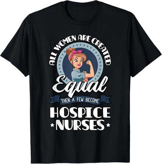 Hospice Nurse Women CHPLN CHPN Palliative RN Healthcare T-Shirt - T-Shirt | Black