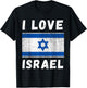 Ich liebe Israel Vintage Israeli Israel Familie Reise Souvenir T-Shirt - T-Shirt | Black