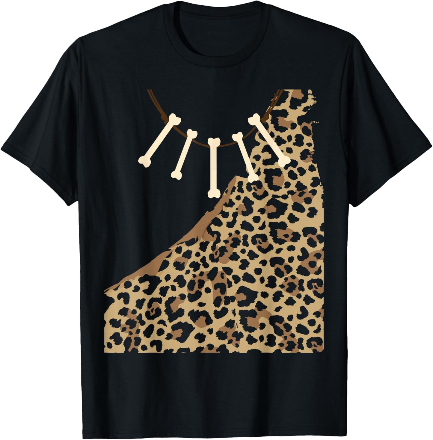 Caveman Costume Cosplay Cave Diving Hiker Explorer T-Shirt - T-Shirt | Black