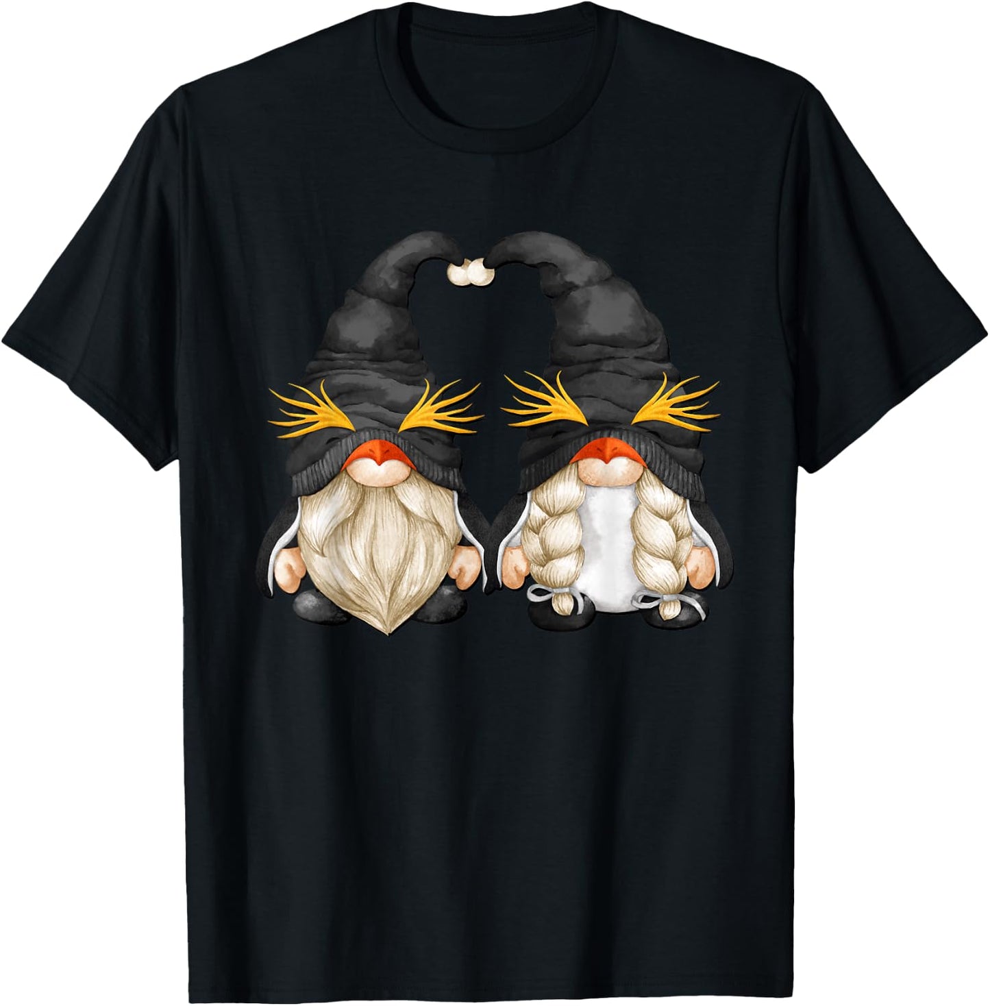 Penguin Gnome Costume And Men Funny Penguin Lover T-Shirt - T-Shirt | Black