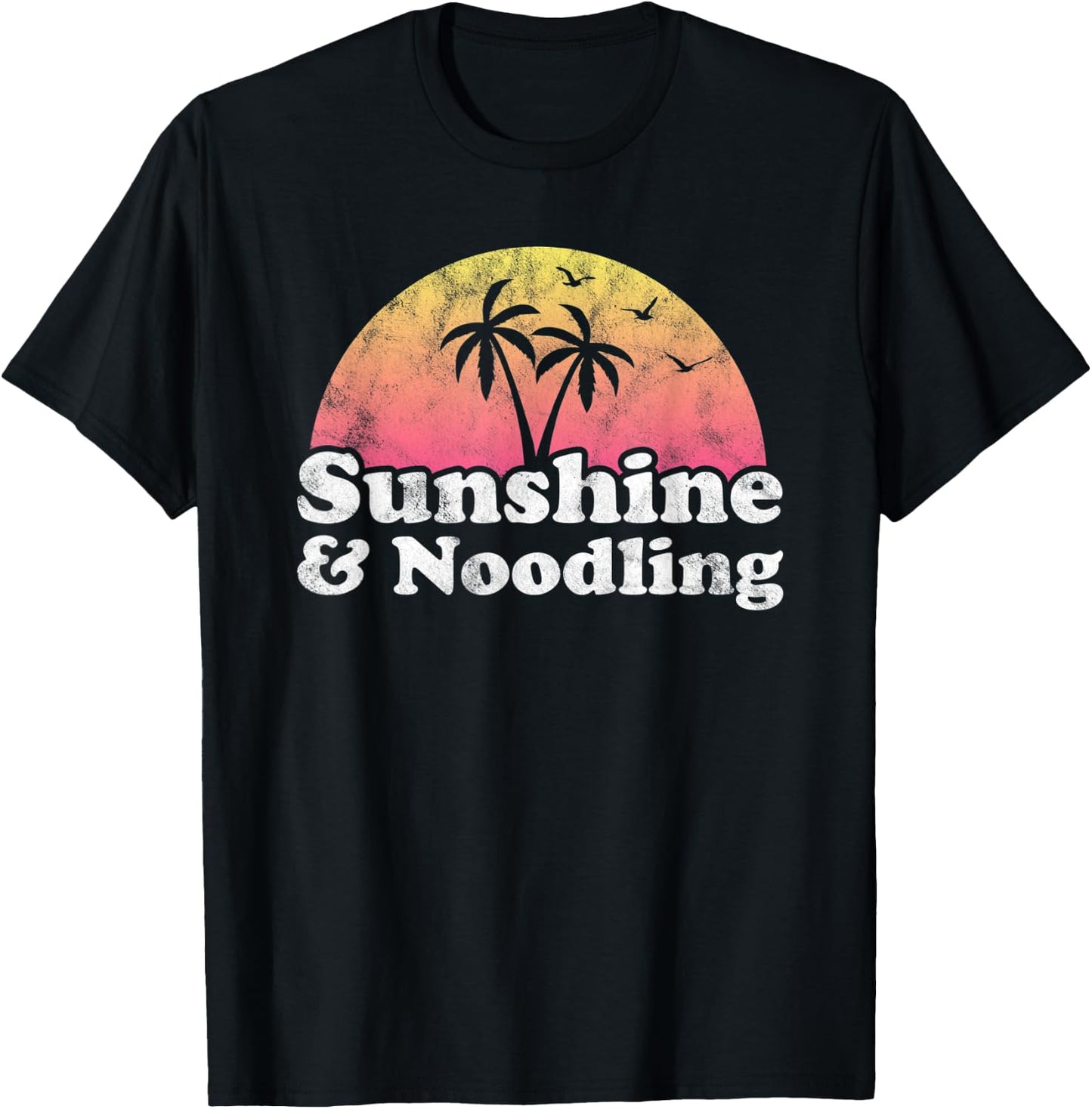 Sunshine and Noodling Women Kids T-Shirt - T-Shirt | Black