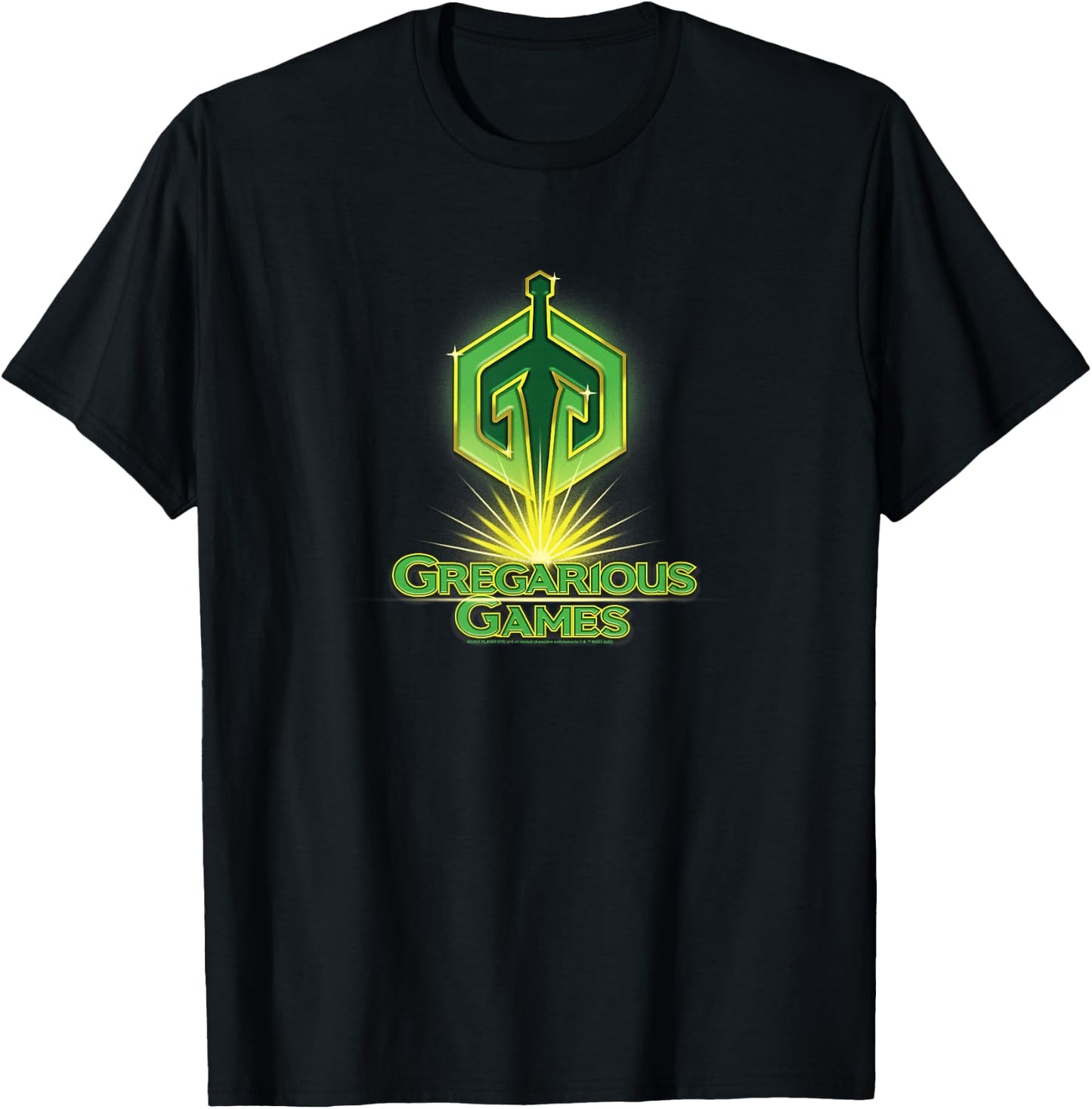 Ready Player One Gregarious Games Logo T-Shirt - T-Shirt | Black