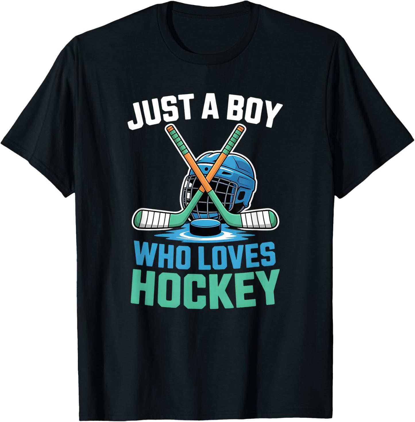 Boys Hockey T-Shirt - T-Shirt | Black