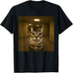 Cat in The Backrooms Liminal Space Funny Meme T-Shirt - T-Shirt | Black