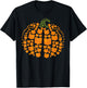 Vintage Book Pumpkin Autumn Fall Librarians Bookworm Teacher T-Shirt - T-Shirt | Black