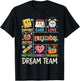 Preschool Dream Team Funny Back to School Teacher Preschool T-Shirt - T-Shirt | Black