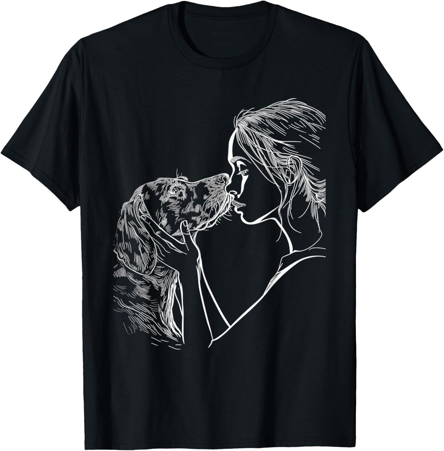 German Shorthaired Pointer Mom GSP Dog Lover Mother's Day T-Shirt - T-Shirt | Black