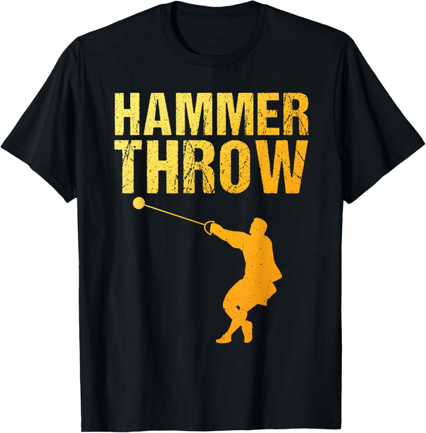 Best Hammer Throw Art Women Throwing Hammer Thrower T-Shirt - T-Shirt | Black