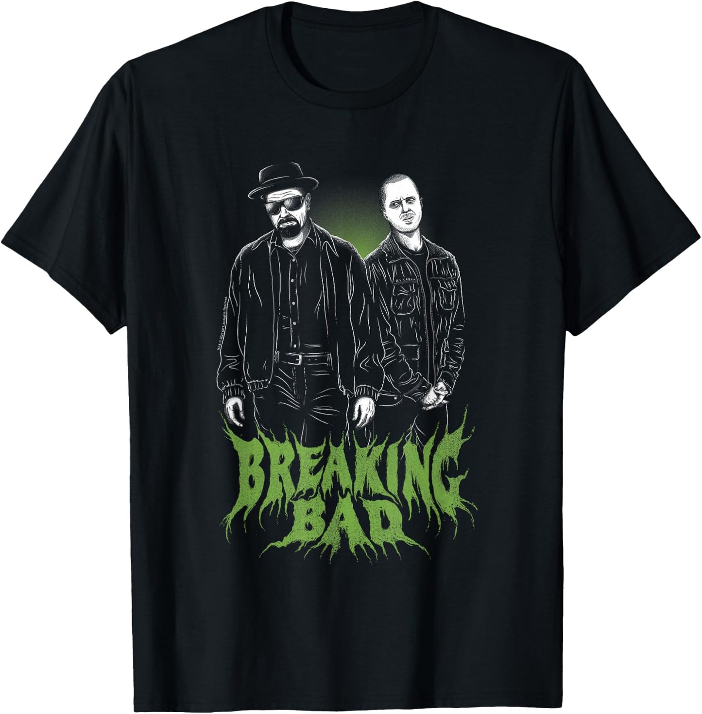 Breaking Bad Walter & Jesse Verzogen , black T-Shirt - T-Shirt | Black