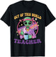 Out of this world funny alien - Space teacher school T-Shirt - T-Shirt | Black