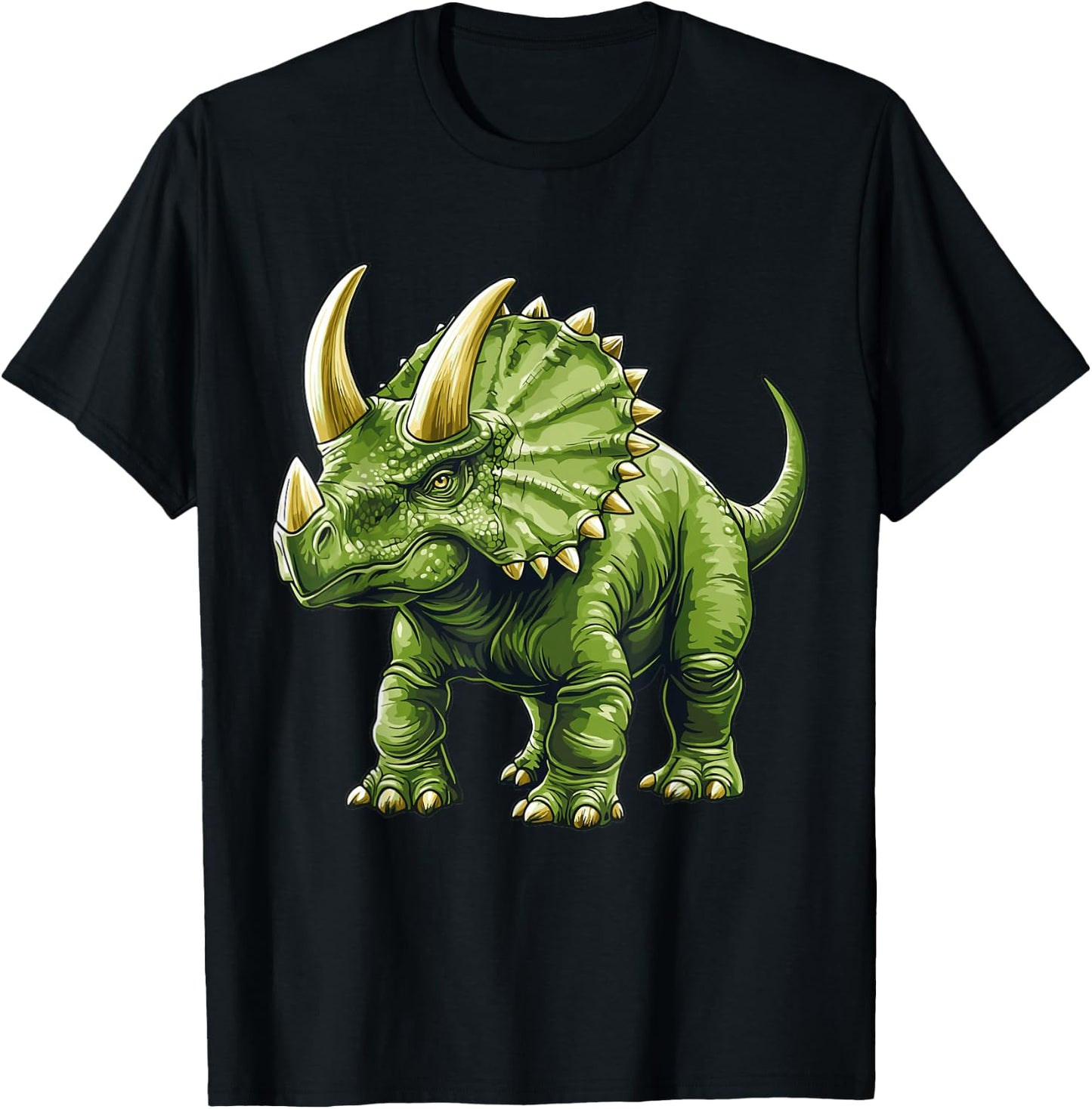 Triceratops T-Shirt - T-Shirt | Black