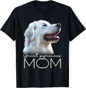 Great Pyrenees Mom T-Shirt - T-Shirt | Black