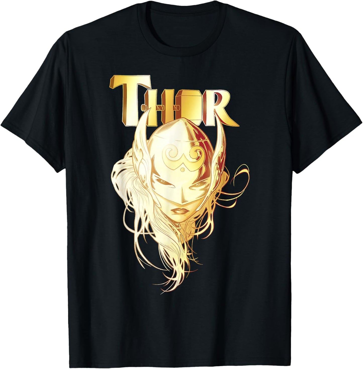 Marvel Thor Jane Foster Portrait T-Shirt - T-Shirt | Black