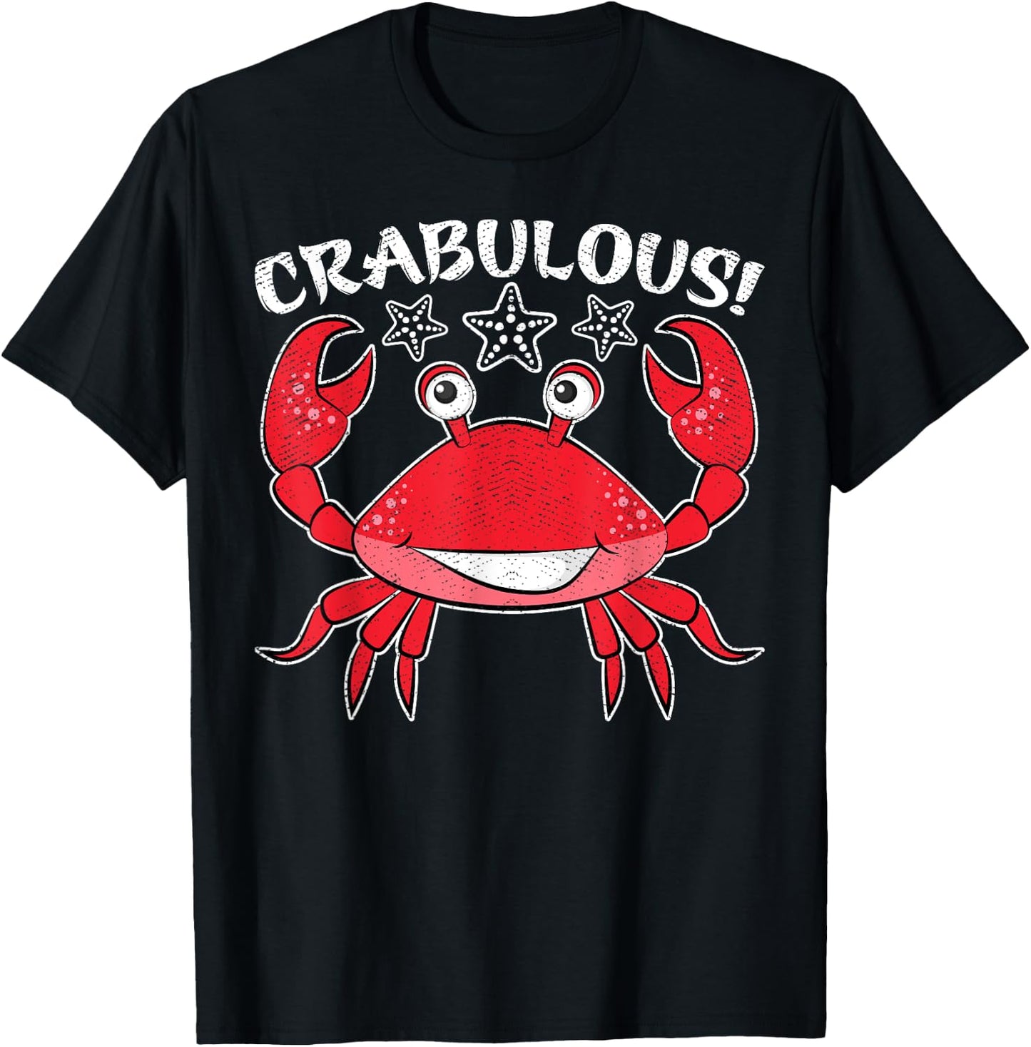 Crabulous Funny Crab Eater Hunting Fishing Crabs T-Shirt - T-Shirt | Black