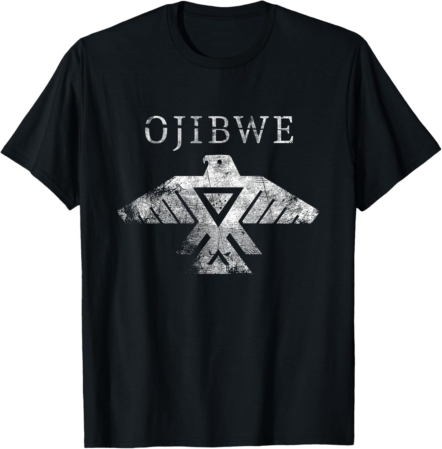 Ojibwe Thunderbird Native American Thunderbird Tribal Art T-Shirt - T-Shirt | Black