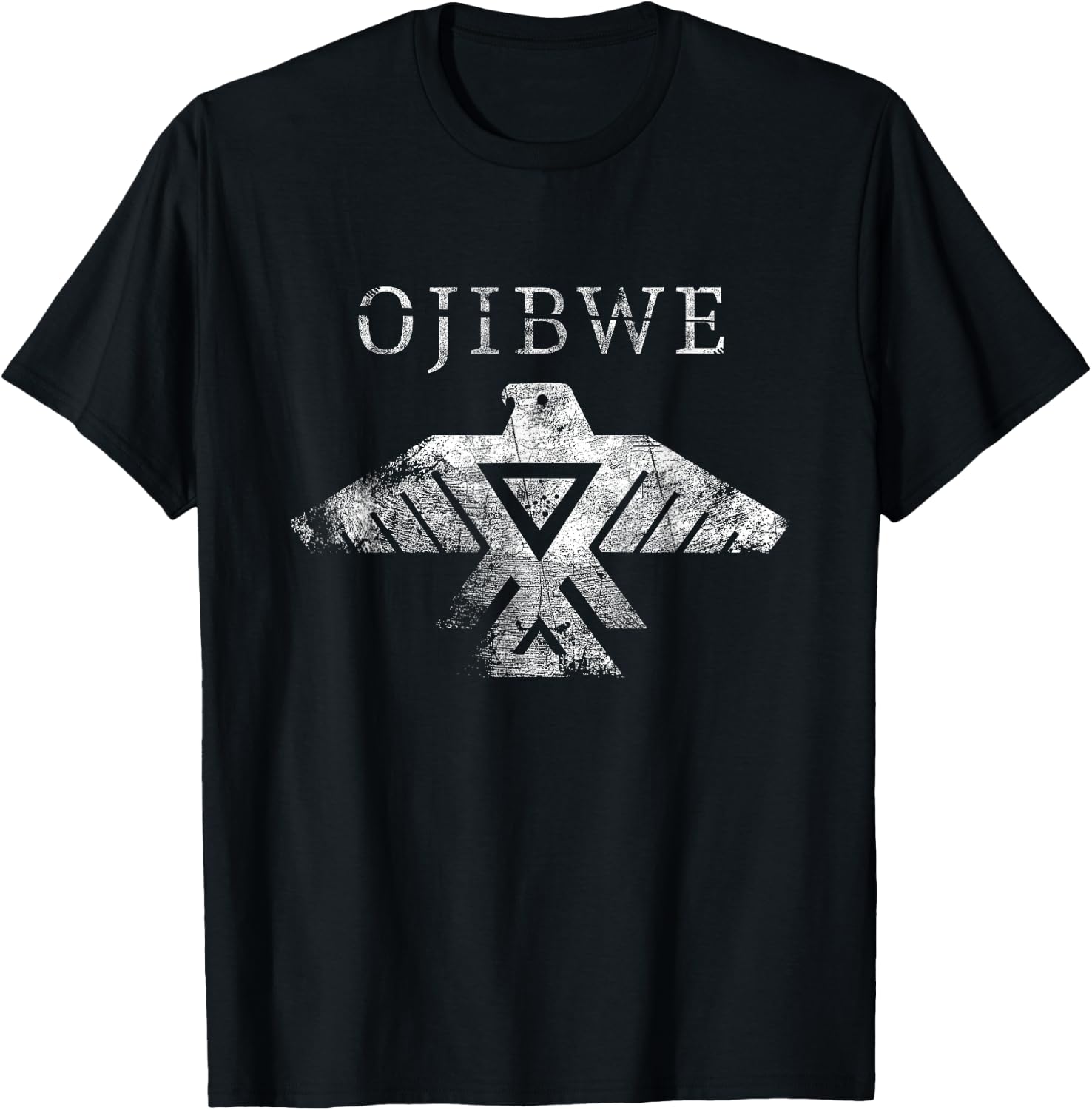 Ojibwe Thunderbird Native American Thunderbird Tribal Art T-Shirt - T-Shirt | Black