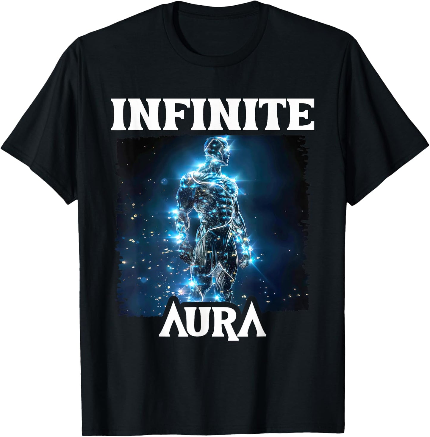Aura Infinite Maximum Points Humor Meme Aura , Black, S T-Shirt - T-Shirt | Black
