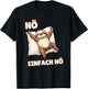 Sloth "Einfach Nö" Funny Sayings for Girls and Boys , black T-Shirt - T-Shirt | Black