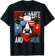 Moorica Highland Cow Red White Blue 4th Of July Patriotic T-Shirt - T-Shirt | Black