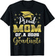 Super Proud Mom of 2025 Graduate Senior Graduation Family T-Shirt - T-Shirt | Black