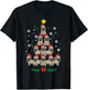 Pug Christmas Tree Dog Xmas PJs Pajamas Men Women Kids T-Shirt - T-Shirt | Black