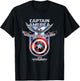 Marvel Captain America: Brave New World Shield Logo T-Shirt - T-Shirt | Black