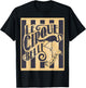 Circus Cirque Belle Flamingo Show Star Act Vintage Ad Poster T-Shirt - T-Shirt | Black
