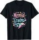 Mermaid Grandma T-Shirt - T-Shirt | Black