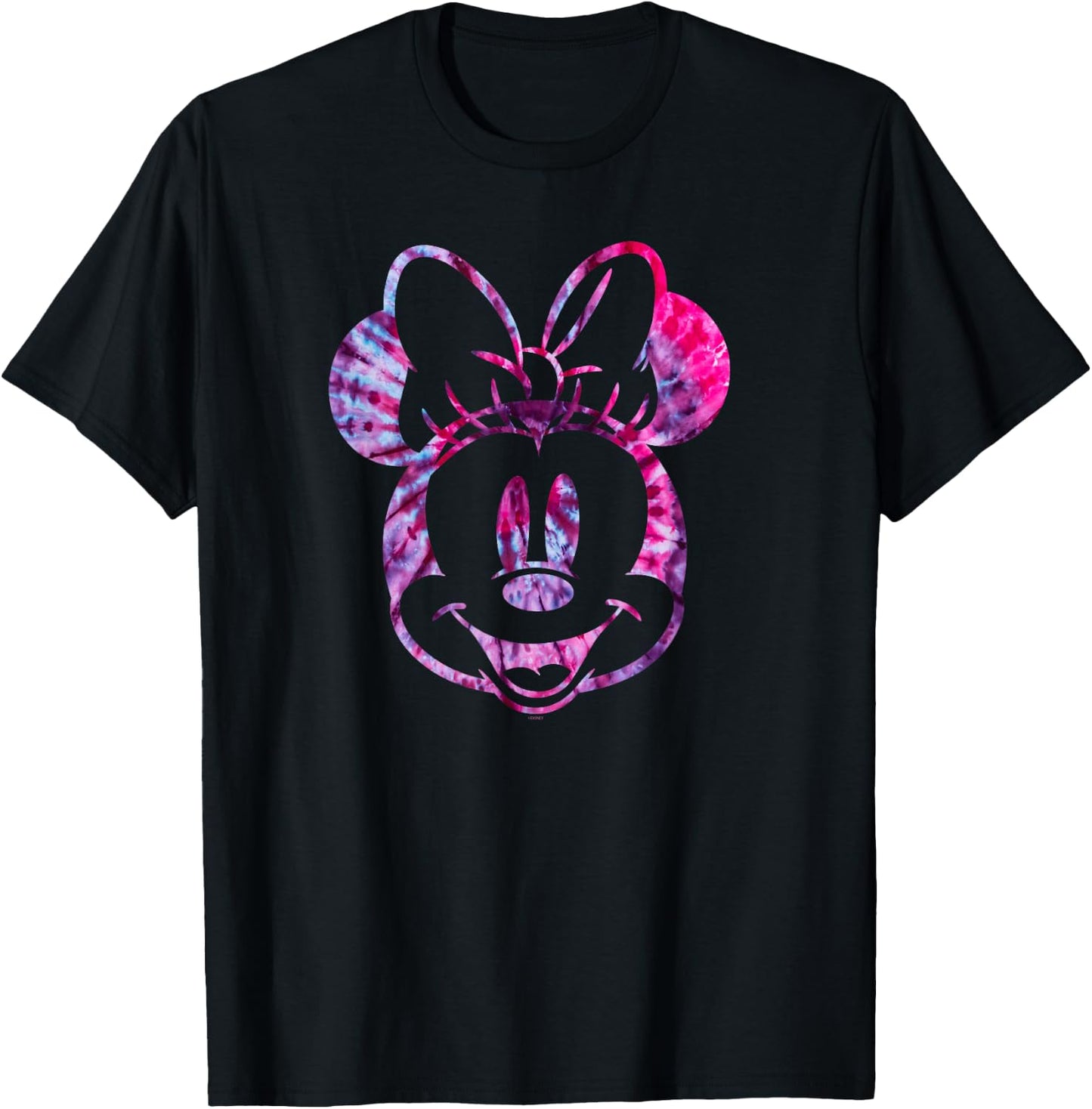 Disney Minnie Mouse Pink Tie Dye T-Shirt - T-Shirt | Black